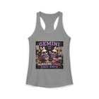 Gemini Managing Chaos Since Birth Tank Top – Funny Zodiac Panda Graphic Tank | Cute Astrology Meme Summer Top | Gemini Horoscope Gift