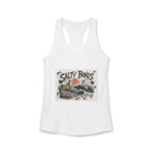 Salty Bones Tank Top – Pirate Shipwreck Skeleton Beach Graphic Tank | Vintage Coastal Skull Summer Top | Nautical Vacation Gift