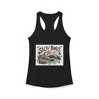 Salty Bones Tank Top – Pirate Shipwreck Skeleton Beach Graphic Tank | Vintage Coastal Skull Summer Top | Nautical Vacation Gift
