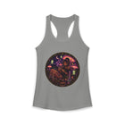 Psychedelic Moon Goddess Tank Top – Cannabis and Magic Mushroom Graphic Tank | Trippy Witchy Summer Top | Enchanted Haze Gift