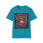 Mentally in Another Dimension T-Shirt – Cannabis and Magic Mushroom Graphic Tee | Trippy Psychedelic Stoner Shirt | Enchanted Haze Gift