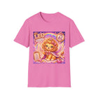 Leo Kawaii Winged Lion T-Shirt – Cute Zodiac Astrology Graphic Tee | Pastel Celestial Fantasy Lion Shirt | Leo Horoscope Gift