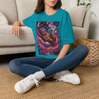 Stoner Sloth T-Shirt – Cannabis and Magic Mushroom Graphic Tee | Trippy Psychedelic Sloth Shirt | Enchanted Haze Gift