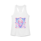 Kawaii Axolotl Milkshake Tank Top – Cute Pastel Axolotl Dessert Graphic Tank | Sweet Candycore Summer Top | Cutiecore Gift