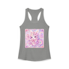 Kawaii Unicorn Bunny Tank Top – Cute Pastel Bunny Unicorn Graphic Tank | Magical Fantasy Rabbit Summer Top | Cutiecore Gift