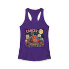 Cancer Crying Is Self Care Tank Top – Funny Zodiac Crab Graphic Tank | Cute Astrology Meme Summer Top | Cancer Horoscope Gift