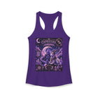 Capricorn Celestial Mountain Goat Tank Top – Mystical Zodiac Astrology Graphic Tank | Moonlit Fantasy Animal Summer Top | Capricorn Horoscope Gift