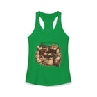 Books Cats & Tea Tank Top – Cozy Cat Lover Bookish Graphic Tank | Reader and Tea Lover Summer Top | Gift from The Bookworm’s Hideaway