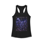 Capricorn Celestial Castle Tank Top – Mystical Zodiac Astrology Graphic Tank | Moonlit Fantasy Landscape Summer Top | Capricorn Horoscope Gift