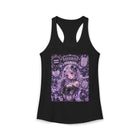 Aquarius Kawaii Goth Girl Tank Top – Cute Zodiac Astrology Graphic Sleeveless Shirt | Pastel Gothic Cosmic Summer Tank | Aquarius Horoscope Gift