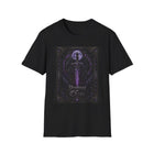 Destined for Chaos T-Shirt – Dragon and Dagger Fantasy Graphic Tee | Dark Gothic Sword Shirt | Fangs & Fairy Tales Gift