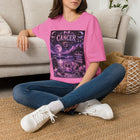 Cancer Kawaii Moonlit Beach T-Shirt – Cute Zodiac Astrology Graphic Tee | Pastel Celestial Coastal Shirt | Cancer Horoscope Gift