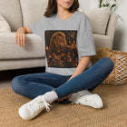 Leo Majestic Celestial Lion T-Shirt – Mystical Zodiac Astrology Graphic Tee | Golden Moon Magic Fantasy Shirt | Leo Horoscope Gift