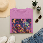 Stoner Sloth T-Shirt – Cannabis and Magic Mushroom Graphic Tee | Trippy Psychedelic Sloth Shirt | Enchanted Haze Gift
