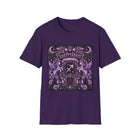 Sagittarius Celestial Gothic Crest T-Shirt – Mystical Zodiac Astrology Graphic Tee | Winged Fantasy Emblem Shirt | Sagittarius Horoscope Gift