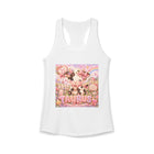 Taurus Kawaii Cow Tank Top – Cute Zodiac Astrology Graphic Tank | Pastel Celestial Farm Animal Summer Top | Taurus Horoscope Gift