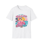 Tan Lines & Beach Mode T-Shirt – Funny Flamingo Pool Float Graphic Tee | Tropical Summer Beach Shirt | Vacation Gift