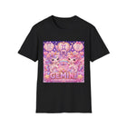 Gemini Kawaii Twin Unicorns T-Shirt – Cute Zodiac Astrology Graphic Tee | Pastel Celestial Fantasy Unicorn Shirt | Gemini Horoscope Gift