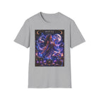 Pisces Mystical Moon Priestess T-Shirt – Celestial Zodiac Astrology Graphic Tee | Cosmic Fantasy Water Sign Shirt | Pisces Horoscope Gift