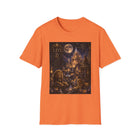 Leo Moonlit Lion Castle T-Shirt – Mystical Zodiac Astrology Graphic Tee | Celestial Fantasy Kingdom Shirt | Leo Horoscope Gift