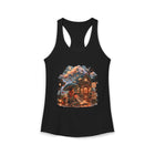Cozy Book Cottage Tank Top – Whimsical Reading House Graphic Tank | Fantasy Book Lover Summer Top | Literary Gift from The Bookworm’s Hideaway