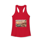 Coastal Road Trip Tank Top – Vintage Beach Van Graphic Tank | Retro Ocean Sunset Summer Top | Coastal Adventure Gift