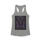 Capricorn Celestial Goat Crest Tank Top – Mystical Zodiac Astrology Graphic Tank | Moon & Stars Fantasy Summer Top | Capricorn Horoscope Gift