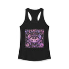 Cancer Kawaii Goth Crab Tank Top – Cute Zodiac Astrology Graphic Tank | Pastel Gothic Celestial Sea Creature Summer Top | Cancer Horoscope Gift