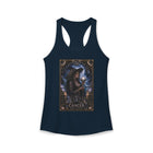 Cancer Crystal Ball Witch Tank Top – Mystical Zodiac Astrology Graphic Tank | Celestial Moon Magic Fantasy Summer Top | Cancer Horoscope Gift