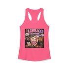 Libra Charisma Is My Backup Plan Tank Top – Funny Zodiac Bunny Graphic Tank | Cute Astrology Meme Summer Top | Libra Horoscope Gift