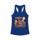 Cancer Crying Is Self Care Tank Top – Funny Zodiac Crab Graphic Tank | Cute Astrology Meme Summer Top | Cancer Horoscope Gift