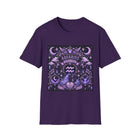 Aquarius Zodiac Crest T-Shirt – Mystical Astrology Emblem Graphic Tee | Celestial Moon & Stars Shirt | Aquarius Horoscope Gift