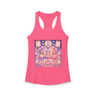 Gemini Kawaii Twin Girls Tank Top – Cute Zodiac Astrology Graphic Tank | Pastel Celestial Chibi Summer Top | Gemini Horoscope Gift