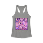 Capricorn Kawaii Winged Goat Tank Top – Cute Zodiac Astrology Graphic Tank | Pastel Celestial Fantasy Animal Summer Top | Capricorn Horoscope Gift