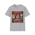 Aries Somehow Turning Everything Into a Competition T-Shirt – Funny Zodiac Ram Graphic Tee | Sassy Astrology Meme Shirt | Aries Horoscope Gift