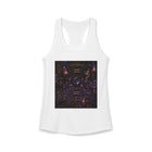 Aquarius Mystic Altar Tank Top – Celestial Zodiac Astrology Graphic Tank | Witchy Cosmic Symbol Summer Top | Aquarius Horoscope Gift