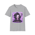 Kawaii Grim Reaper Boba T-Shirt – Pastel Goth Cute Reaper Tee with Bubble Tea, Skulls & Spooky Aesthetic
