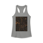 Capricorn Celestial Spell Circle Tank Top – Mystical Zodiac Astrology Graphic Tank | Witchy Moon Magic Summer Top | Capricorn Horoscope Gift