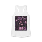 Libra Pastel Goth Girl Tank Top – Cute Zodiac Astrology Graphic Tank | Celestial Gothic Anime Summer Top | Libra Horoscope Gift