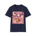 Taurus Kawaii Bull T-Shirt – Cute Zodiac Astrology Graphic Tee | Pastel Celestial Fantasy Bull Shirt | Taurus Horoscope Gift