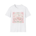 Kawaii Bunny Tea Party T-Shirt – Cute Pastel Rabbit Bubble Tea Graphic Tee | Sweet Tea Time Animal Shirt | Cutiecore Gift