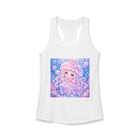 Kawaii Jellyfish Princess Tank Top – Cute Pastel Ocean Girl Graphic Tank | Magical Underwater Summer Top | Cutiecore Sea Life Gift