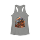 Cozy Book Cottage Tank Top – Whimsical Reading House Graphic Tank | Fantasy Book Lover Summer Top | Literary Gift from The Bookworm’s Hideaway