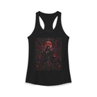Scorpio Celestial Shadow Priestess Tank Top – Mystical Zodiac Astrology Graphic Tank | Dark Fantasy Moon Magic Summer Top | Scorpio Horoscope Gift
