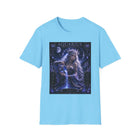 Aquarius Celestial Goddess Tank Top – Mystical Zodiac Astrology Graphic Tank | Cosmic Moon & Stars Summer Top | Aquarius Horoscope Gift
