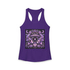Pisces Celestial Gothic Crest Tank Top – Mystical Zodiac Astrology Graphic Tank | Moon & Roses Fantasy Summer Top | Pisces Horoscope Gift