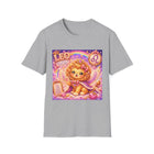 Leo Kawaii Winged Lion T-Shirt – Cute Zodiac Astrology Graphic Tee | Pastel Celestial Fantasy Lion Shirt | Leo Horoscope Gift