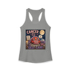 Cancer Crying Is Self Care Tank Top – Funny Zodiac Crab Graphic Tank | Cute Astrology Meme Summer Top | Cancer Horoscope Gift