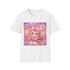 Virgo Kawaii Owl T-Shirt – Cute Zodiac Astrology Graphic Tee | Pastel Celestial Book Lover Owl Shirt | Virgo Horoscope Gift