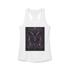 Capricorn Celestial Goat Crest Tank Top – Mystical Zodiac Astrology Graphic Tank | Moon & Stars Fantasy Summer Top | Capricorn Horoscope Gift